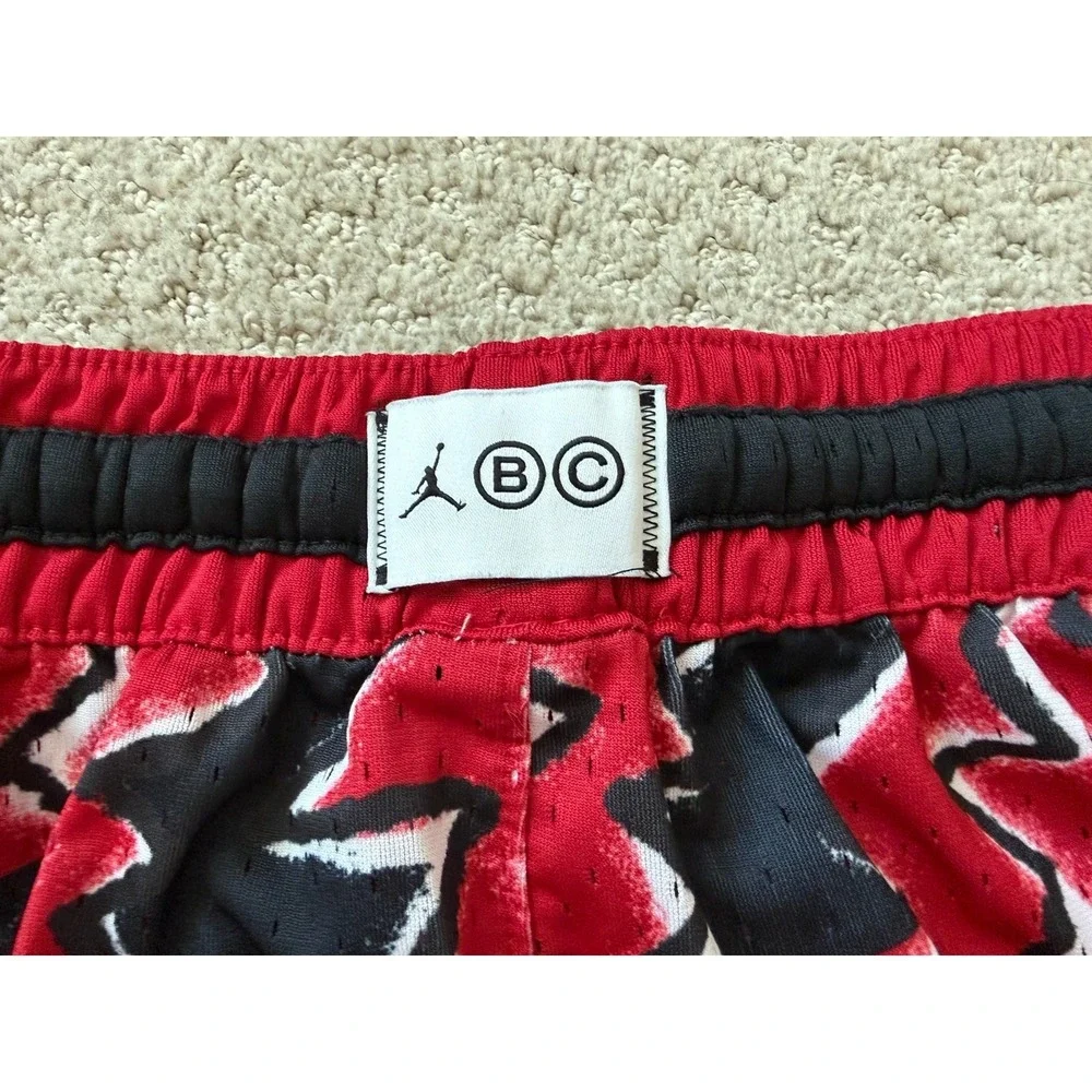 Nike Jordan Dri-FIT Diamond Shorts Breakfast Club Red Black DQ7334-687 Small